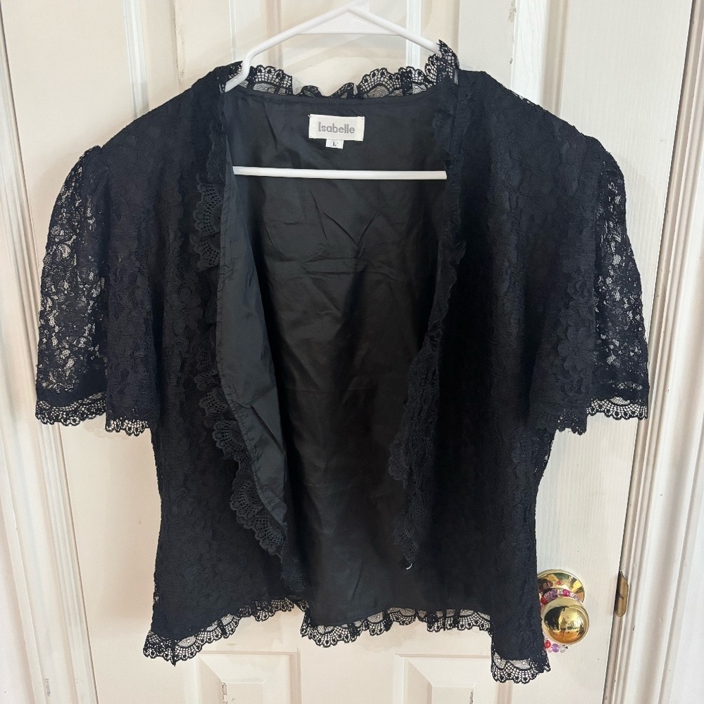 Vintage lace jacket short sleeve * accepting offers